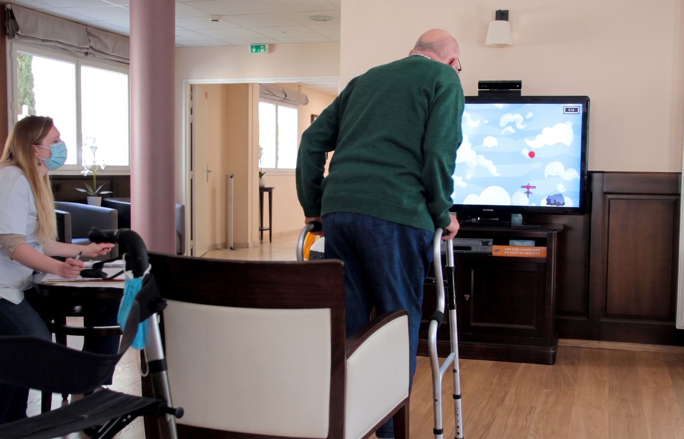 Des jeux vidéo à l’EHPAD Valmy (Dijon – 21000)